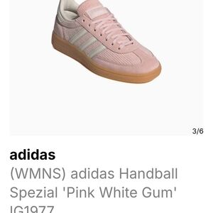 Adidas Women's Pink White Sneakers